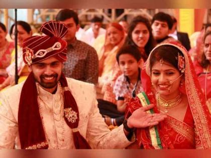 Wedding Album:आरोह वेलणकरच्या लग्नाचे फोटो आले समोर,मारवाडी पद्धतीने पार पडले लग्न