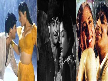 Rainfall also hits Bollywood; Watch five Ionic rain songs! | पावसाने बॉलिवूडलाही केले चिंब; पहा पाच आयकॉनिक पाऊस गाणी!