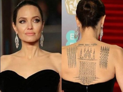 BAFTA Awards 2018: Angelina Jolie's tattoos and Kate Middleton's green ball talk! | BAFTA Awards 2018 : अँजेलिना जोलीचा टॅटू अन् केट मिडेलटनचा ग्रीन गाऊन याचीच रंगली चर्चा!