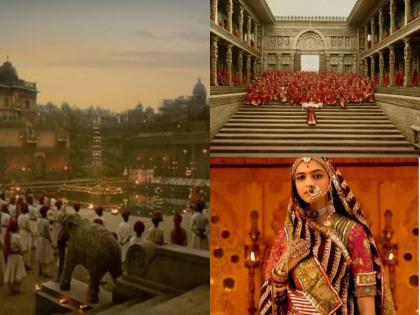 Padmavat's box office worth crores of crores, Learn how the other 35 sets happened with Khilji's throne | पद्मावतची बॉक्स ऑफिसवर कोटीच्या कोटी उड्डाणे,जाणून घ्या खिल्जीच्या सिंहासनासह कसे घडले इतर ३५ सेट्स