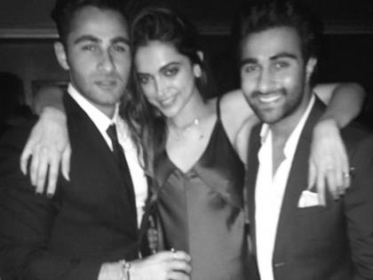 Deepika Padukone looks 'drunk' with ex-boyfriend's brothers Troll on the internet !! | ​एक्स-बॉयफ्रेन्डच्या भावांसोबत नशेत धूंद दिसली ‘मस्तानी’ दीपिका पादुकोण ! इंटरनेटवर झाली ट्रोल!!