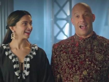 Deepika-Vin Diesel wishes Diwali for Diwali | ​दीपिका-विन डिझेलने दिल्या दिवाळी शुभेच्छा