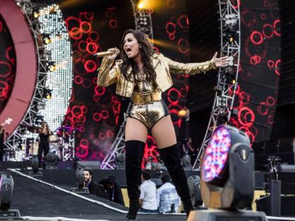 Demi Lovato at Global Citizen festival 2016