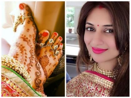 दिव्यांका चेह-याबरोबरच पायांचीही घेते काळजी