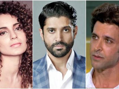 Farhan Akhtar took Hrithik's side in support of Kangna Ranaut and Hrithik Roshan | फरहान अख्तरने कंगना राणौत आणि हृतिक रोशनच्या वादात घेतली हृतिकची बाजू