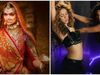 Mastani Deepika Padukone shocked by the collision; Tornado Dance on 'Ghumar' song! | मस्तानी दीपिका पादुकोणला शकिराने दिली टक्कर; ‘घुमर’ गाण्यावर केला तुफान डान्स!