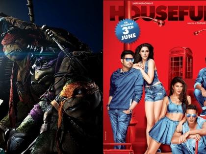 Housefoof v/s ninja turtles