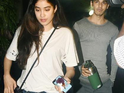 Jhanvi Kapoor and Ishan Khattar see again! | ​जान्हवी कपूर व इशान खट्टर पुन्हा दिसले एकत्र!