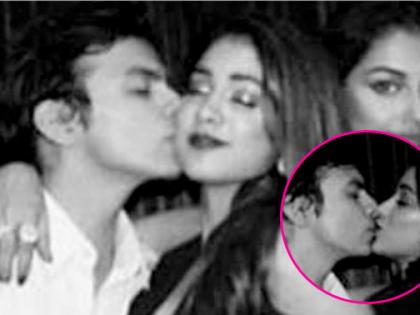 श्रीदेवीच्या लेकीचे किसिंग फोटो व्हायरल