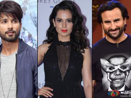 Kangna Ranauta Shahid Kapoor, Saif Ali Khan Problems | ​कंगनाला राणौतला झाली शाहिद कपूर, सैफ अली खानमुळे अडचण