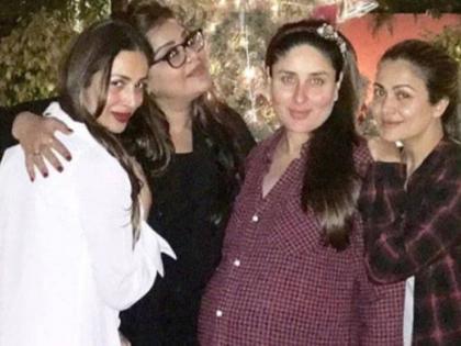 Karan started celebrity before child's birth ... See how Kareena celebrated ... | बाळाच्या जन्माआधीच करिनाने सुरू केले सेलिब्रेशन... पाहा कसे केले करिनाने सेलिब्रेशन...