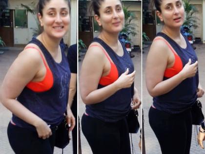 No- Makeup : विनामेकअप कॅमेºयात कैद झाली करिना कपूर