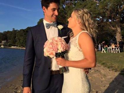 Australian bowler Mitchell Starc married | ​आॅस्ट्रेलियन गोलंदाज मिचेल स्टार्क विवाहबंधनात