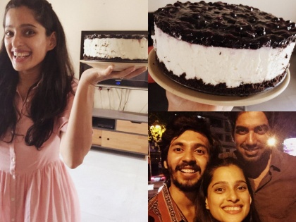 Priya made cheesecake | प्रियाने बनवला चीझकेक