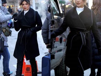 Priyanka Chopra back at work! Hot incarnation seen on Quantico3 set !! | प्रियांका चोप्रा परतली कामावर! ‘क्वांटिको3’च्या सेटवर दिसला हॉट अवतार!!