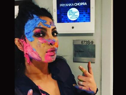 प्रियांका चोप्राने न्यूयॉर्कमध्ये 'या' व्यक्तीसोबत सेलिब्रेट केली होळी !