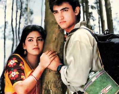 amir khan and juhi chawala in qyamat se qyamat tak