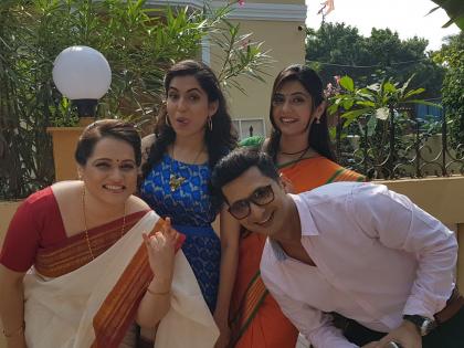 Offscreen dhamal fun of the cast of Radha Prem Rangi Rangali | राधा प्रेम रंगी रंगली या मालिकेतील कलाकारांची ऑफस्क्रीन धमाल मस्ती