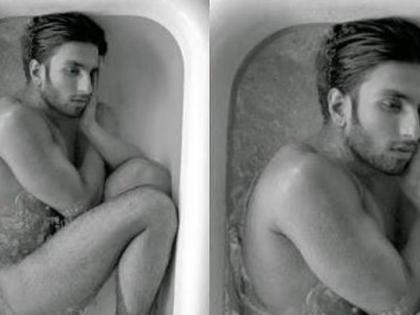 Ranveer Singh's 'naked' photo is viral !! | ​रणवीर सिंहचा ‘naked’ फोटो होतोय व्हायरल !!