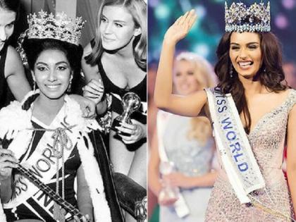 Rita Faria to Manushi Chillar! Miss World 'crown by Indian beauty! | ​रिता फारिया ते मानुषी छिल्लर ! या भारतीय सौंदर्यवतींनी पटकावला ‘मिस वर्ल्ड’ मुकुट!!