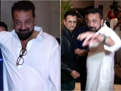 Manish Malhotra's party Nasheed Sanjay Dutt made a spectacle, photographer slaughtered! | मनीष मल्होत्राच्या पार्टीत नशेत संजय दत्तने केला तमाशा, फोटोग्राफर्सला केली शिवीगाळ!