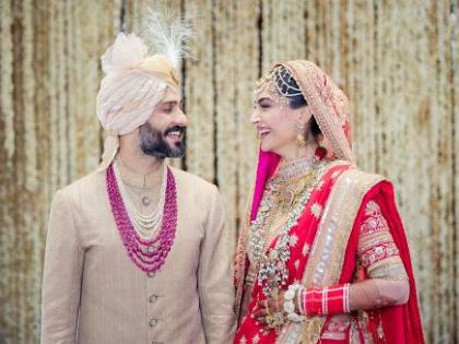 सोनम कपूरच्या लग्नाचा पहिला फोटो आऊट