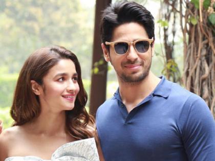 Alia Bhatt and Sidharth Malhotra's quote photo! | आलिया भट्ट आणि सिद्धार्थ मल्होत्राचा क्युटेस्ट फोटो!