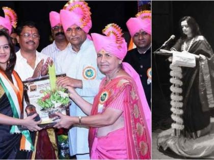 Dr. Prakash and Dr. Mandakini Amte honors Spear | डॉ. प्रकाश व डॉ. मंदाकिनी आमटे यांच्या हस्ते स्पृहाचा सन्मान