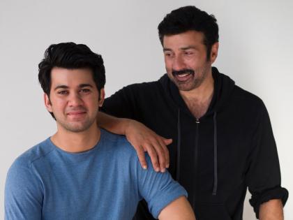 Sunny Deol's son shoots to watch the shooting! | सनी देओलच्या मुलाच्या चित्रपटाची शूटिंग बघण्यासाठी उसळली गर्दी!!