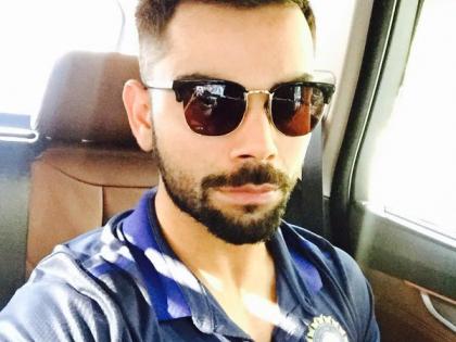 Virat's 'mach nidded' haircut | ​विराटची ‘मच निडेड’ हेअरकट