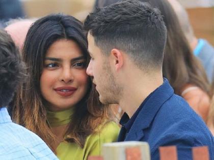 Priyanka Chopra and Nick Jonas appear to have lunch in Goa | गोव्यात लंच करताना दिसले प्रियांका चोप्रा व निक जोनास!