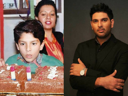 yuvraj singh childhood pictures