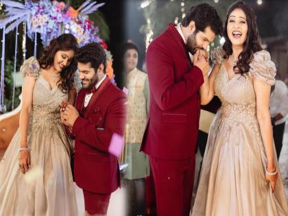 Tuzhat Jeev Rangala fame Akshaya Deodhar and hardik joshi engagement video photos viral | Akshaya Deodhar and Hardik Joshi engagement : असा दणक्यात पार पडला राणादा व पाठकबाईंचा साखरपुडा; पाहा,खास व्हिडीओ