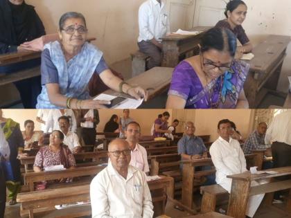 Grandparents straight to Navapur from Gujarat to take their 10th exams | दहावीची परीक्षा देण्यासाठी आजोबा-आजी गुजरातमधून थेट नवापुरात; या वयात परीक्षा देण्याची गरज का? जाणून घ्या