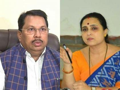 BJP Chitra Wagh Slams Congress Vijay Wadettiwar Over Navneet Rana And Ravi Rana statement | Chitra Wagh : नवनीत राणा, रवी राणांबद्दल काँग्रेस नेत्याचे अपशब्द; चित्रा वाघ यांनी व्हिडीओच ट्विट केला, इशारा दिला