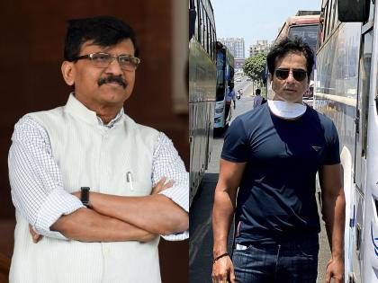 Coronavirus: Shiv Sena leader Sanjay Raut's serious allegations against Sonu Sood's work | Coronavirus:...तर खुलासा लवकरच होईल; अभिनेता सोनू सूदवर शिवसेना नेते संजय राऊतांचा गंभीर आरोप