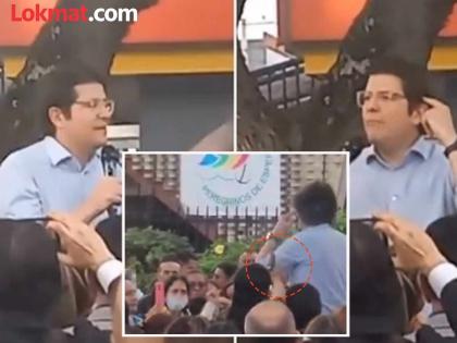 Columbia presidential candidate Miguel Uribe shot in the head condition critical | कोलंबियात भाषण देताना राष्ट्राध्यक्ष पदाच्या उमेदवाराच्या डोक्यात झाडली गोळी; हल्लेखोराला अटक Columbia presidential candidate Miguel Uribe shot in the head condition critical | कोलंबियात भाषण देताना राष्ट्राध्यक्ष पदाच्या उमेदवाराच्या डोक्यात झाडली गोळी; हल्लेखोराला अटक