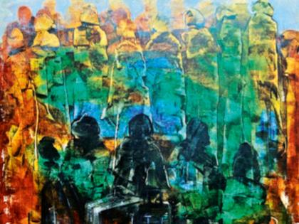 वियोग, स्थलांतर, स्मृतीवर आधारित ‘विस्थापन’; ‘जहांगीर’ गॅलरीत प्रदर्शन - Marathi News | 'Displacement' based on separation, migration, memory; Exhibition at 'Jahangir' Gallery | Latest News at Lokmat.com वियोग, स्थलांतर, स्मृतीवर आधारित ‘विस्थापन’; ‘जहांगीर’ गॅलरीत प्रदर्शन - Marathi News | 'Displacement' based on separation, migration, memory; Exhibition at 'Jahangir' Gallery | Latest News at Lokmat.com