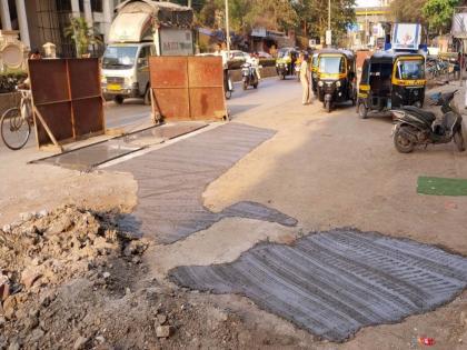 the bmc has undertaken a campaign to concretize all the roads to make the roads in mumbai pothole free | काँक्रिटीकरणाची रखडपट्टी, खड्डे मोडणार मुंबईकरांचे कंबरडे