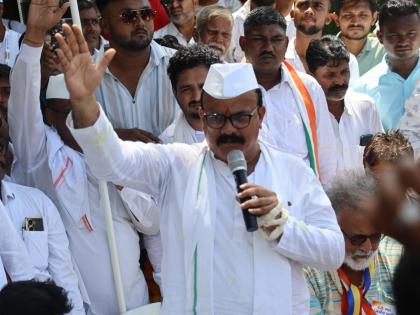 congress harshwardhan sapkal criticized rss in samvidhan satyagraha padyatra | “शिशुपालाप्रमाणे RSSची शंभरी भरली, मनुस्मृती, बंच ऑफ थॉटचे दहन करून संघ विसर्जित करा”: सपकाळ