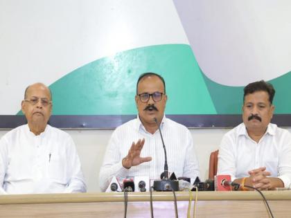 "The tsunami of corruption of BJP, Shinde, Ajit Pawar reached the ministry in the first rain, when will the scammers be investigated?" Congress questions | "पहिल्याच पावसात भाजप, शिंदे, अजित पवारांच्या भ्रष्टाचाराची त्सुनामी मंत्रालयात पोहचली, घोटाळेबाजांची चौकशी कधी?’’ काँग्रेसचा सवाल
