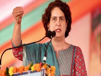 mp election 2023 damoh congress leader priyanka gandhi address rally | "देशात पैसा नाही, अदानींचे हजारो कोटी माफ केले", प्रियांका गांधींचा मोदी सरकारवर जोरदार हल्लाबोल