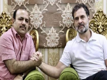 rahul gandhi met danish ali nafrat ke bazaar mei mohabbat ki dukan bsp ramesh bidhuri loksabha muslim | लोकसभेतील गदारोळानंतर दानिश अलींना भेटण्यासाठी राहुल गांधी पोहोचले घरी; बसप खासदार झाले भावूक