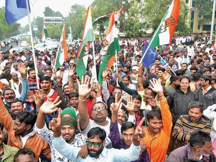 BJP's stronghold in Nagpur; Congress-NCP alliance power | नागपुरात भाजपच्या गडाला धक्का; काँग्रेस-राष्ट्रवादी आघाडीची सत्ता