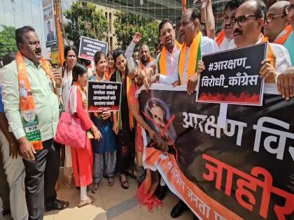 BJP protests against Rahul Gandhi; The agitation will continue until an apology is issued | राहुल गांधींविरुद्ध भाजपची निदर्शने; माफी मागत नाही तोपर्यंत आंदोलन सुरूच राहणार