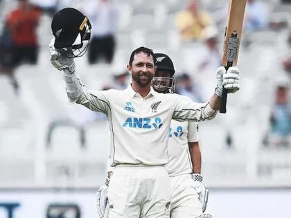New Zealands Devon Conway Breaks Sourav Gangulys 25 Year Old Lords Record On Test Debut | डेवोन कॉनवेचे पदार्पणात द्विशतक; न्यूझीलंडची पहिल्या डावात ३७८ धावांची मजल