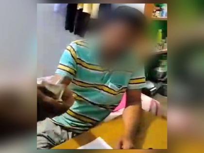 head of the center captured in a video while taking money from students for copying in the exam at Kurkheda | घरी एक हजार रुपये द्या; अन् बारावीत बिनधास्त कॉपी करा; खळबळजनक प्रकार