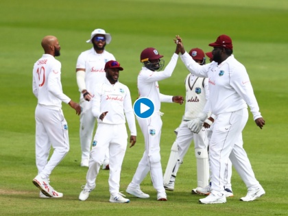 England vs West Indies 3rd Test: 140 kg Rahkeem Cornwall displays 'sharp reflexes' with brilliant catch in slip cordon, video | England vs West Indies 3rd Test: 140 किलो वजनाच्या रहकीमचा अफलातून कॅच पाहिलात का? पाहा Video