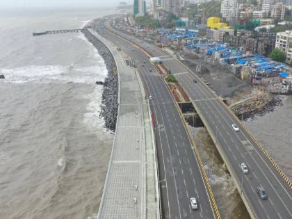 Past 18 months 17.9 million vehicles have traveled on these routes | 'कोस्टल'वर १.७९ कोटी वाहने सुसाट; स्वातंत्र्यदिनापासून दोन्ही मार्गिका २४ तास खुल्या