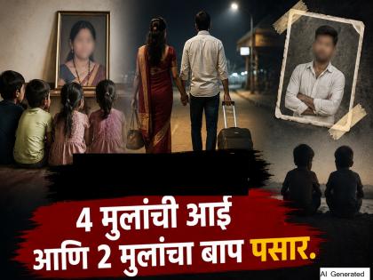अजब! तीन मुलांना सोडून ४ मुलांची आई प्रियकरासोबत पळाली; 'तो' सुद्धा आहे २ मुलांचा बाप - Marathi News | Beed Crime: Unusual Love Story in Kaij: Mother of Four and Father of Two Elope Together; Investigation Underway | Latest beed News at Lokmat.com